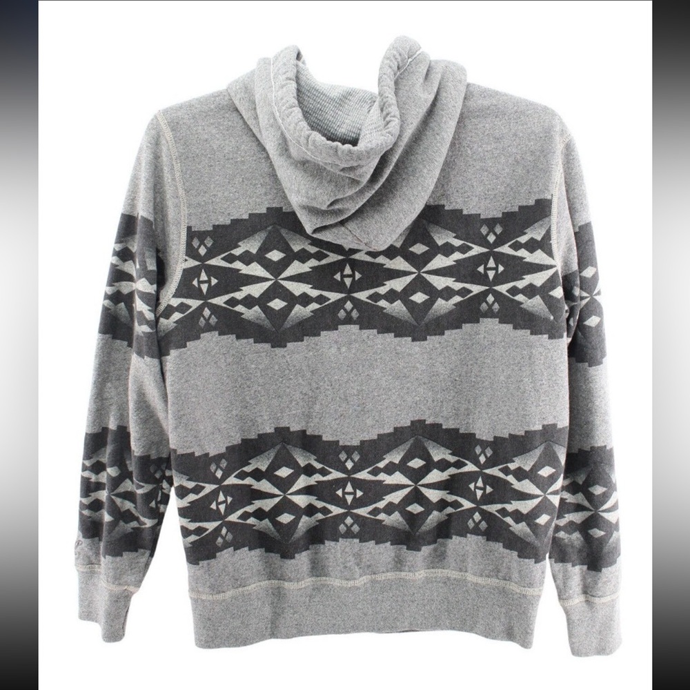 American Eagle Outfitters Full Zip Hoodie Men's XL Athletic Fit Gray - Picture 3 of 7